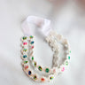 CHOKO Pearl Flower Detailing Headband - White - CHK015A