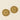 Choko Pearl Stone Round Motif Set of 2 Hair Clips for Girls Traditional Festive Wear - Hair Accessories