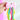 CHOKO Pink Embellished Bow Hairtie with Pompoms - CHK299