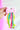 CHOKO Pink Embellished Bow Hairtie with Pompoms - CHK299