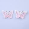 CHOKO Pink Lace Butterfly Clips - CHK501D