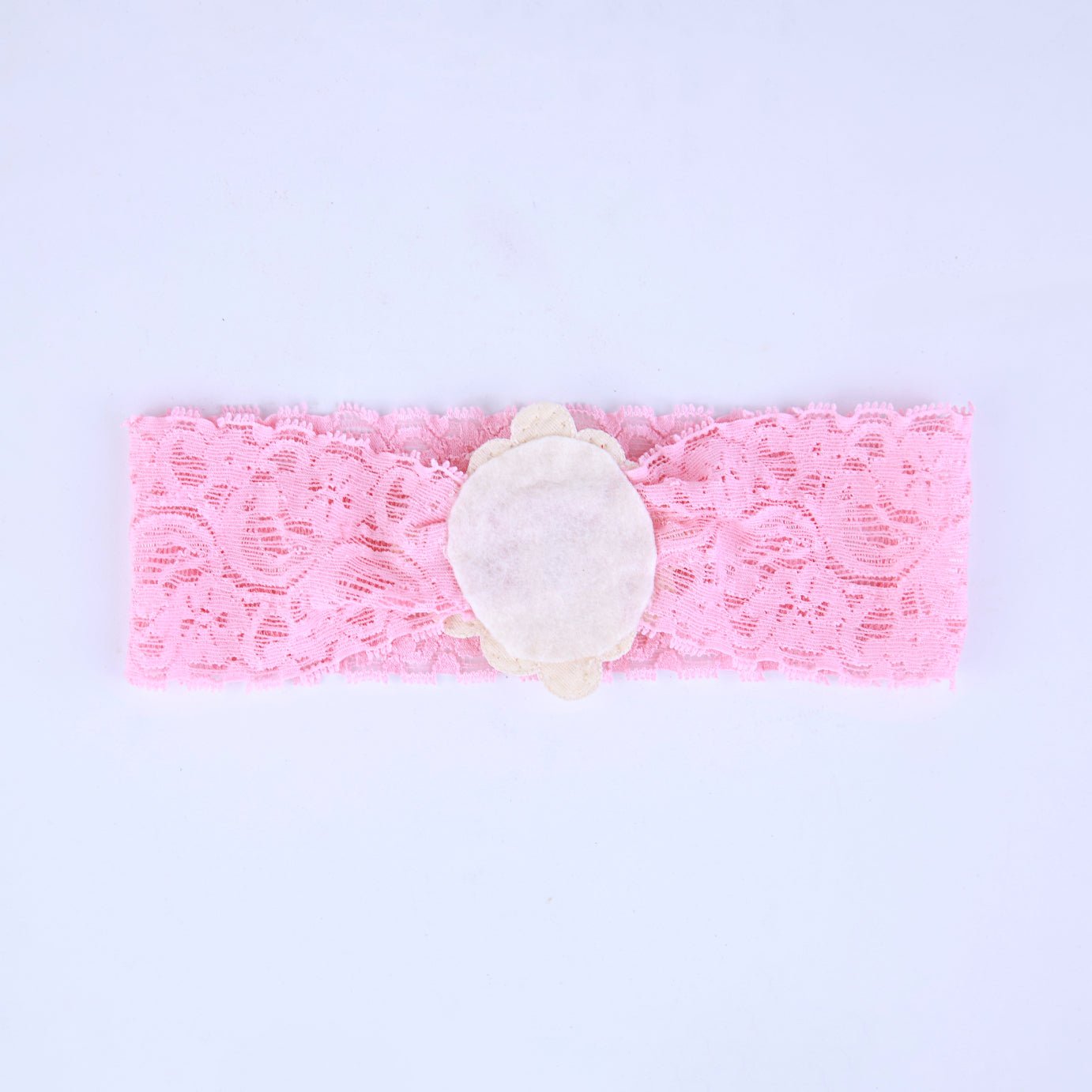 Choko - Pink Lace Pearl Headband for Baby Girls for Babies - CHK544B