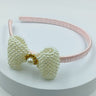 CHOKO Pink Pearl Beaded Hairband for Girls - Kids' Accessory - CHK523B