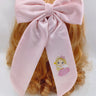 Choko Pink Princess Bow Hairclip for Girls - CHK545A