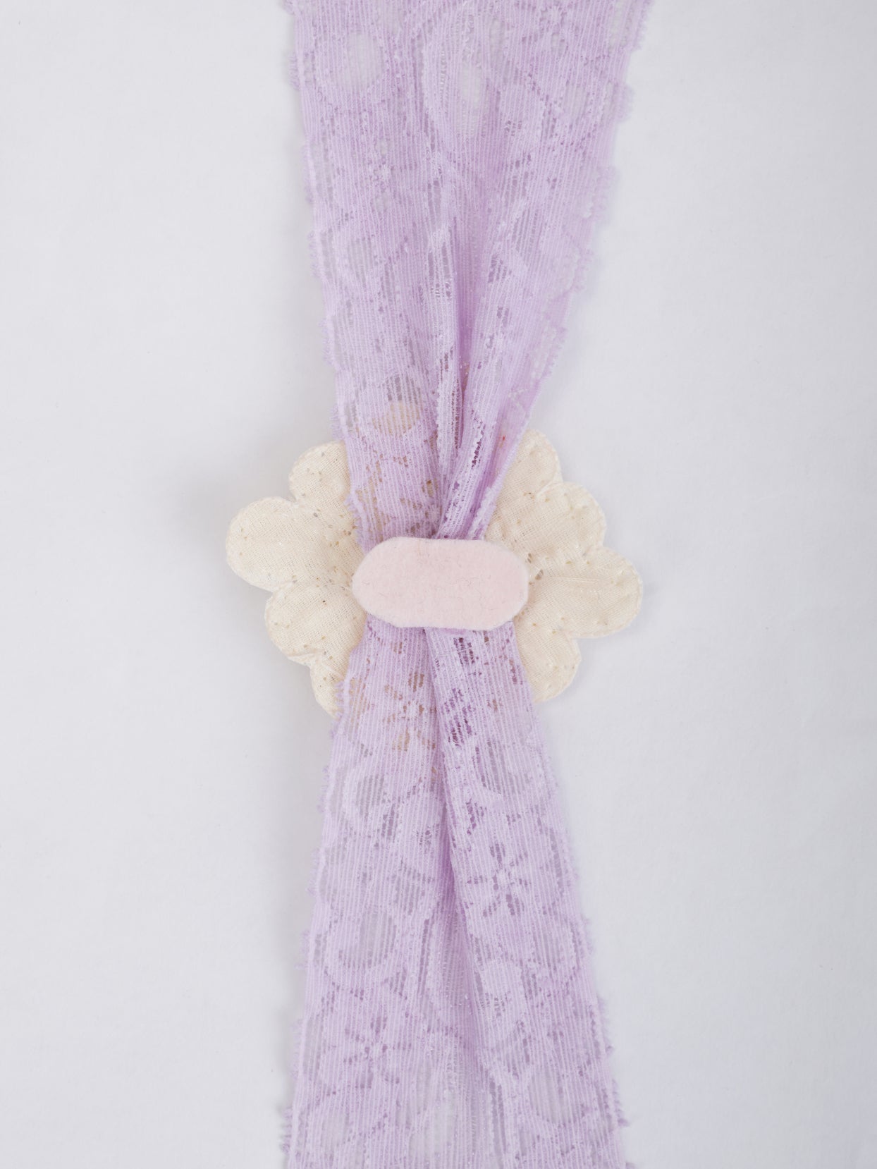 CHOKO - Purple Lace Net Hair Band - Teardrop Pearls - Regal Elegance - Purple - CHK275PU