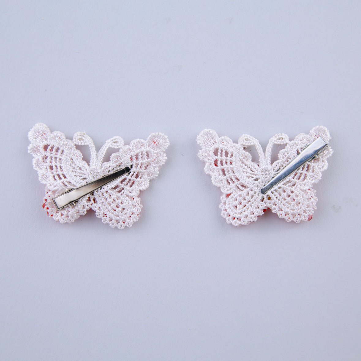 CHOKO Red Butterfly Bead Clips - CHK501C