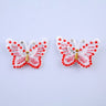 CHOKO Red Butterfly Bead Clips - CHK501C