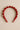 Choko Red Fabric Hairband for Girls with White Floral Embellishments and Gold Accents, Party Ready - Hair Accessories