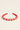 Choko Red Fabric Hairband for Girls with White Floral Embellishments and Gold Accents, Party Ready - Hair Accessories