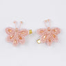 CHOKO Set of 2 Blushing Butterfly Beauty Hairclip Pair - Pink, Peach - 235CHK52