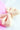 CHOKO Set of 3 Pastel Cotton Bow Hairclips with Heart Charms - CHK302