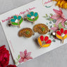 CHOKO Set of 6 - Ethnic Hairclips for Girls - Multicolour - 235CHK58