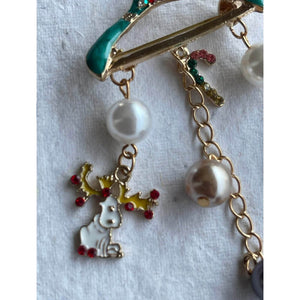 Christmas Broach Accessories Hanger Style Party wear - XMAS ACCESSORIES