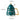 Christmas Ceramic Coffee and Hot Chocolate Mug - Green Christmas Tree style Cup with Matching Ceramic Lid and embellished Spoon,330 ml - Christmas