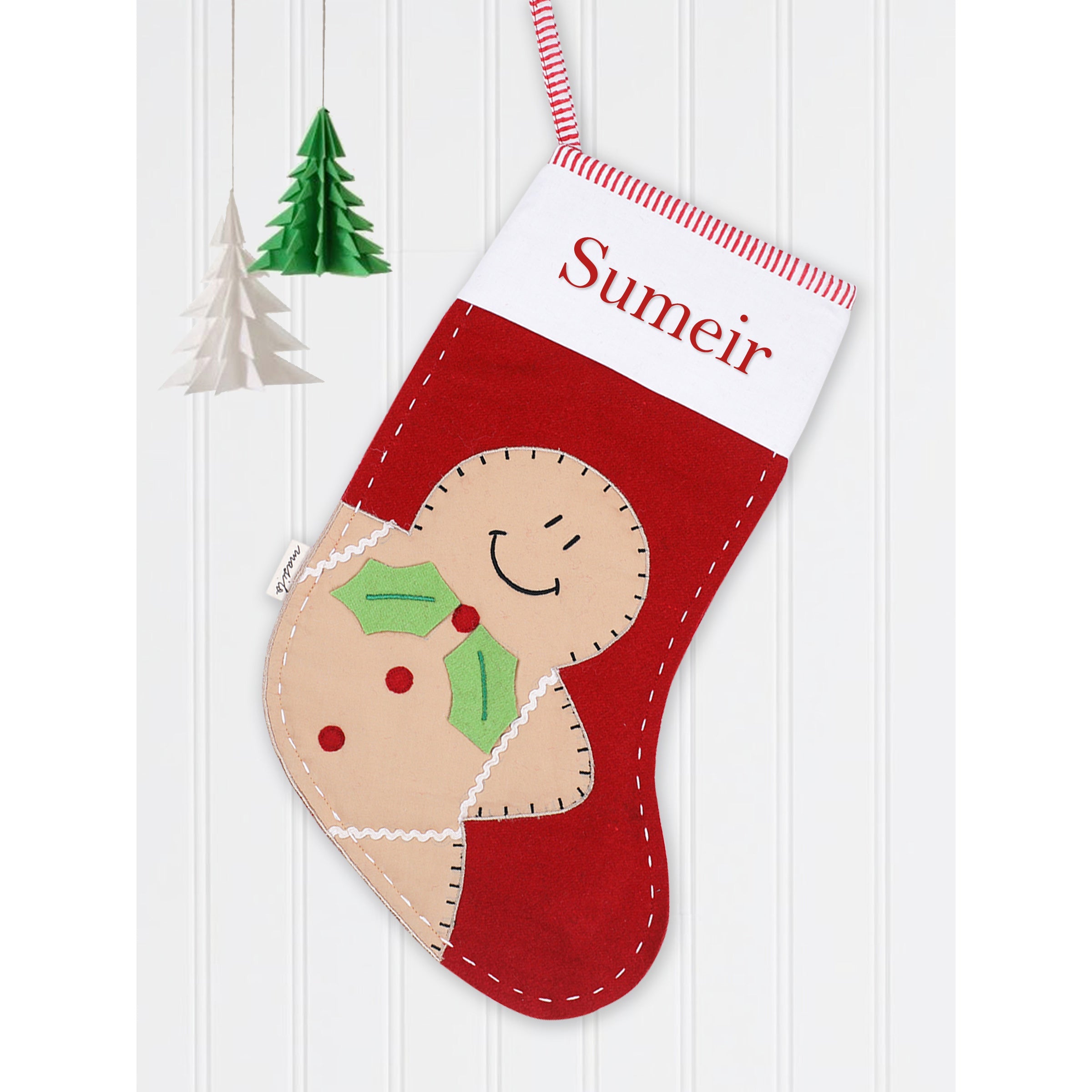Christmas Stocking - Gingerbread Man Christmas Stockings