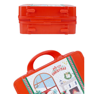 Christmas Suitcase Gift Hamper set for secret santa and Christmas Gifting - Christmas
