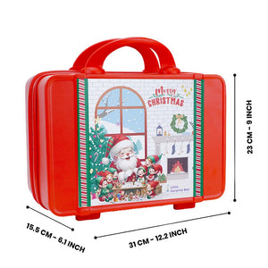 Christmas Suitcase Gift Hamper set for secret santa and Christmas Gifting - Christmas