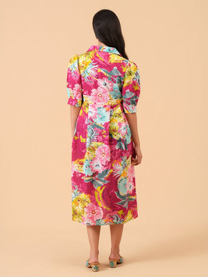 Chromatic Grace Maternity and Nursing Dress - S Maternity Casual Dress