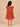 Cinnamon Girls Embroidered Dress - Rust Kids Casual Wear