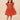 Cinnamon Girls Embroidered Dress - Rust Kids Casual Wear