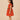 Cinnamon Girls Embroidered Dress - Rust Kids Casual Wear