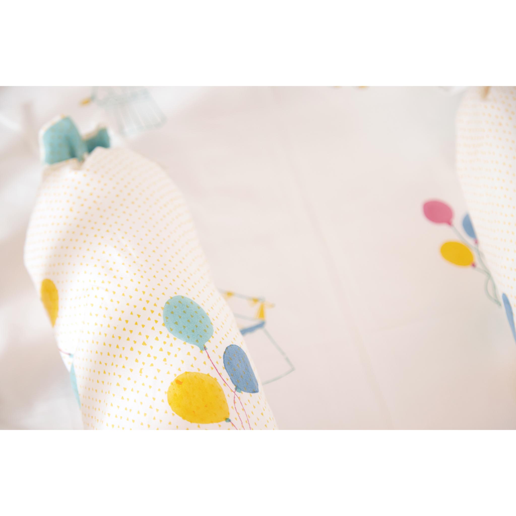 Circus Theme Colourful Cot set - Teal. - MSY - CSB - 001E - Teal