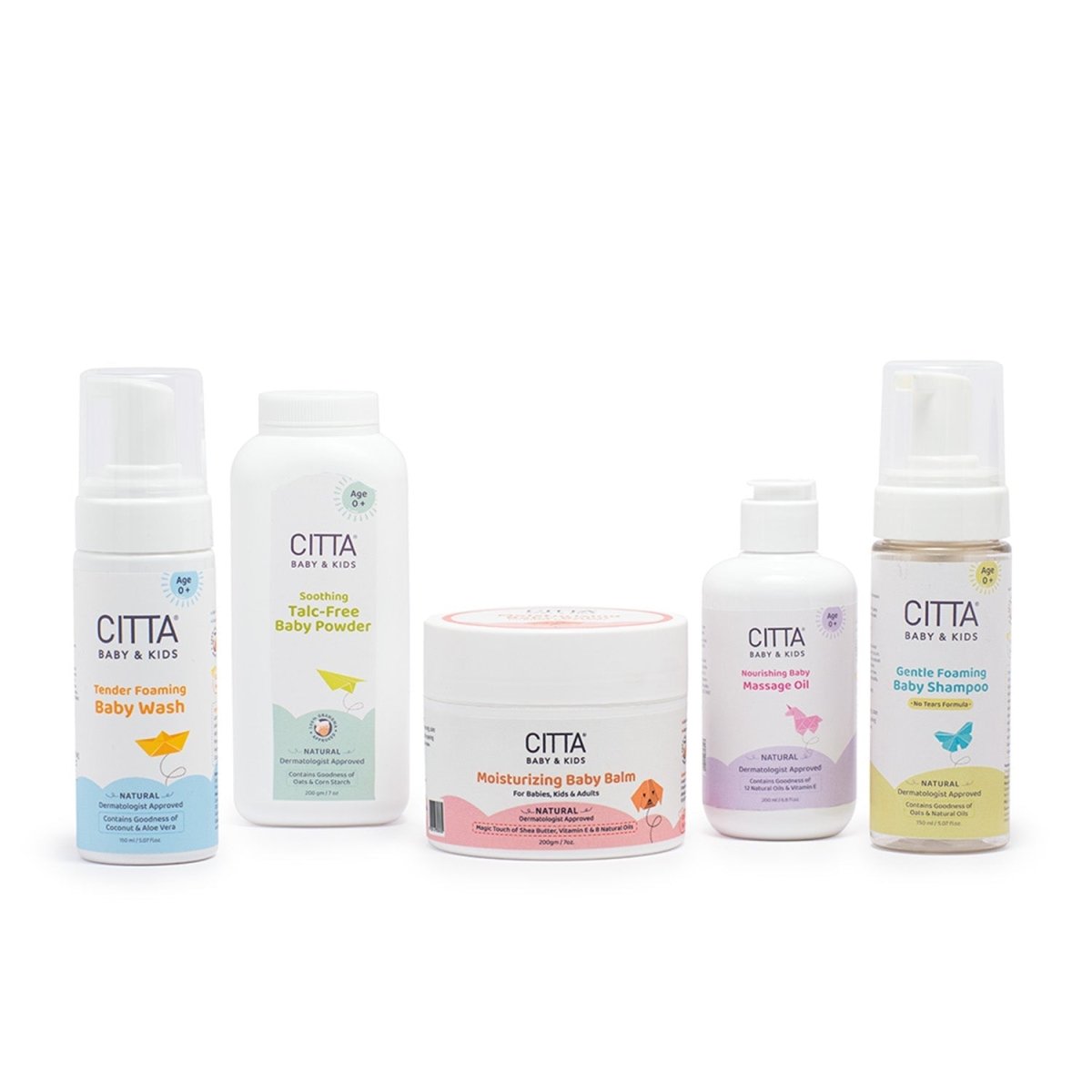 Citta Complete Baby Care Set I Pack of 5 - JC-BabyCareSet