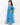 Classic Blue Lehariya Girls Anarkali Sharara Set - SS-CGLKS-0-6