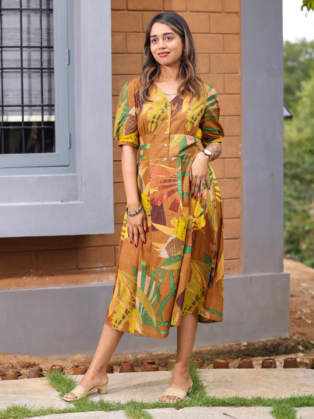 Clay Canvas Women's Dress - WDRS - SK - CLYCN - S
