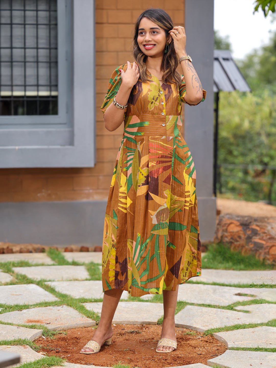 Clay Canvas Women's Dress - WDRS - SK - CLYCN - S