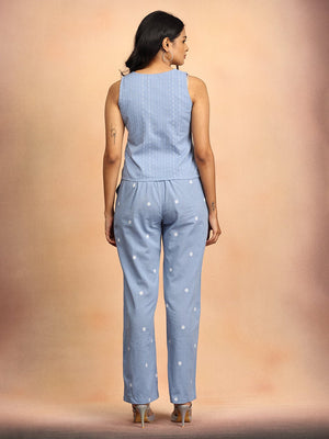 Cloud Nine Women's Vest Pant Set - S Women's Co ord Set
