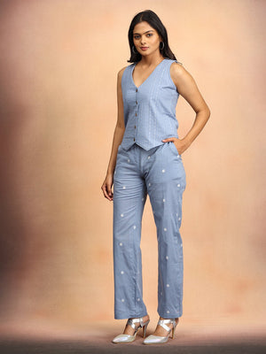 Cloud Nine Women's Vest Pant Set - S Women's Co ord Set