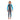 Cobalt Grey and Orange Full Length Scuba Swimsuit 2.5mm Neoprene Swimwear for water adventures for Teens and Adults - 3 - 4 Years Swim