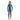 Cobalt Grey and Orange Full Length Scuba Swimsuit 2.5mm Neoprene Swimwear for water adventures for Teens and Adults - 3 - 4 Years Swim