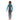 Cobalt Grey and Orange Full Length Scuba Swimsuit 2.5mm Neoprene Swimwear for water adventures for Teens and Adults - 3 - 4 Years Swim