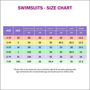 Cobalt Grey and Orange Full Length Scuba Swimsuit 2.5mm Neoprene Swimwear for water adventures for Teens and Adults - 3 - 4 Years Swim