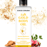 Coco Crush 24K Gold Beauty Oil for Instant Radiance, Nourishment & Satin Finish - 24KGOLDOIL100