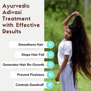 Coco Crush Adivasi Herbal Hair Oil, Goodness of 12 Ayurvedic Herbs - ADIVASIHO100