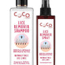 Coco Crush Ayurvedic Anti - Lice Combo: Shampoo & Hair Spray, Kills Lice, Eggs & Nits - Pack of 2 - 100ML each - LICESHAMPOO100LICESPRAY100