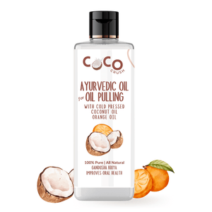 Coco Crush Ayurvedic Coconut & Orange Oil for Oil Pulling - ORANGE100