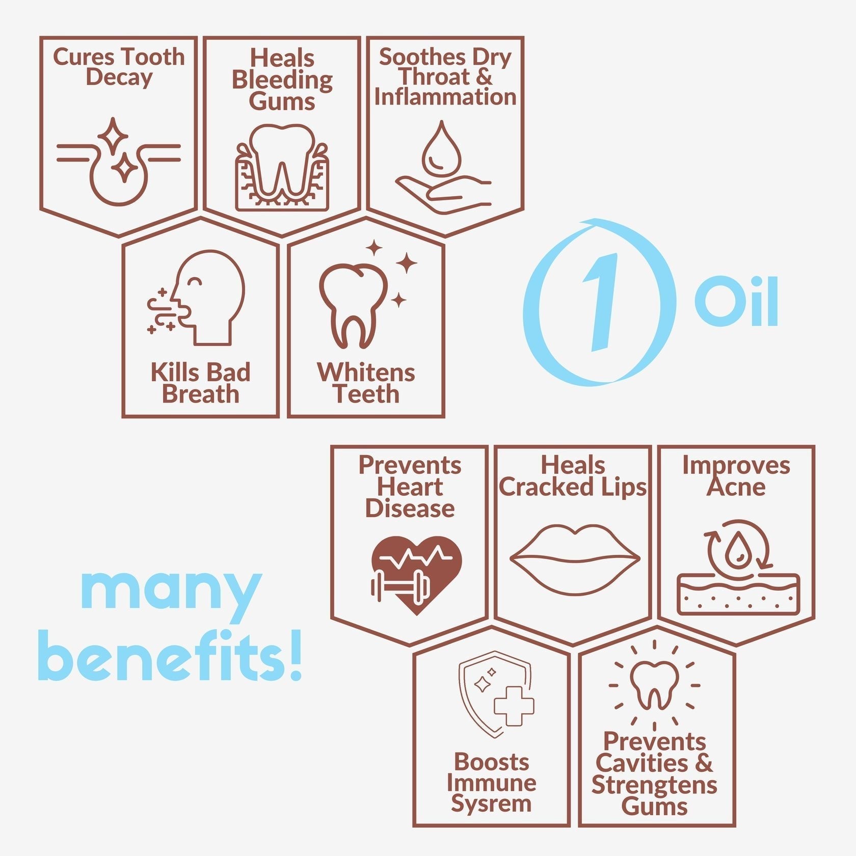 Coco Crush Ayurvedic Coconut, Peppermint & Clove Oil for Oil Pulling - AYOP50