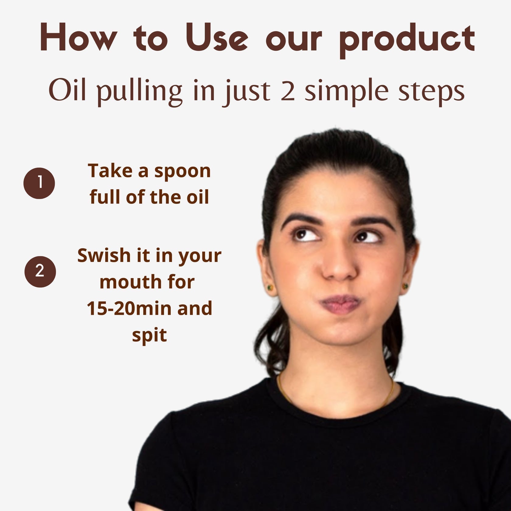 Coco Crush Ayurvedic Coconut, Peppermint & Clove Oil for Oil Pulling - AYOP50