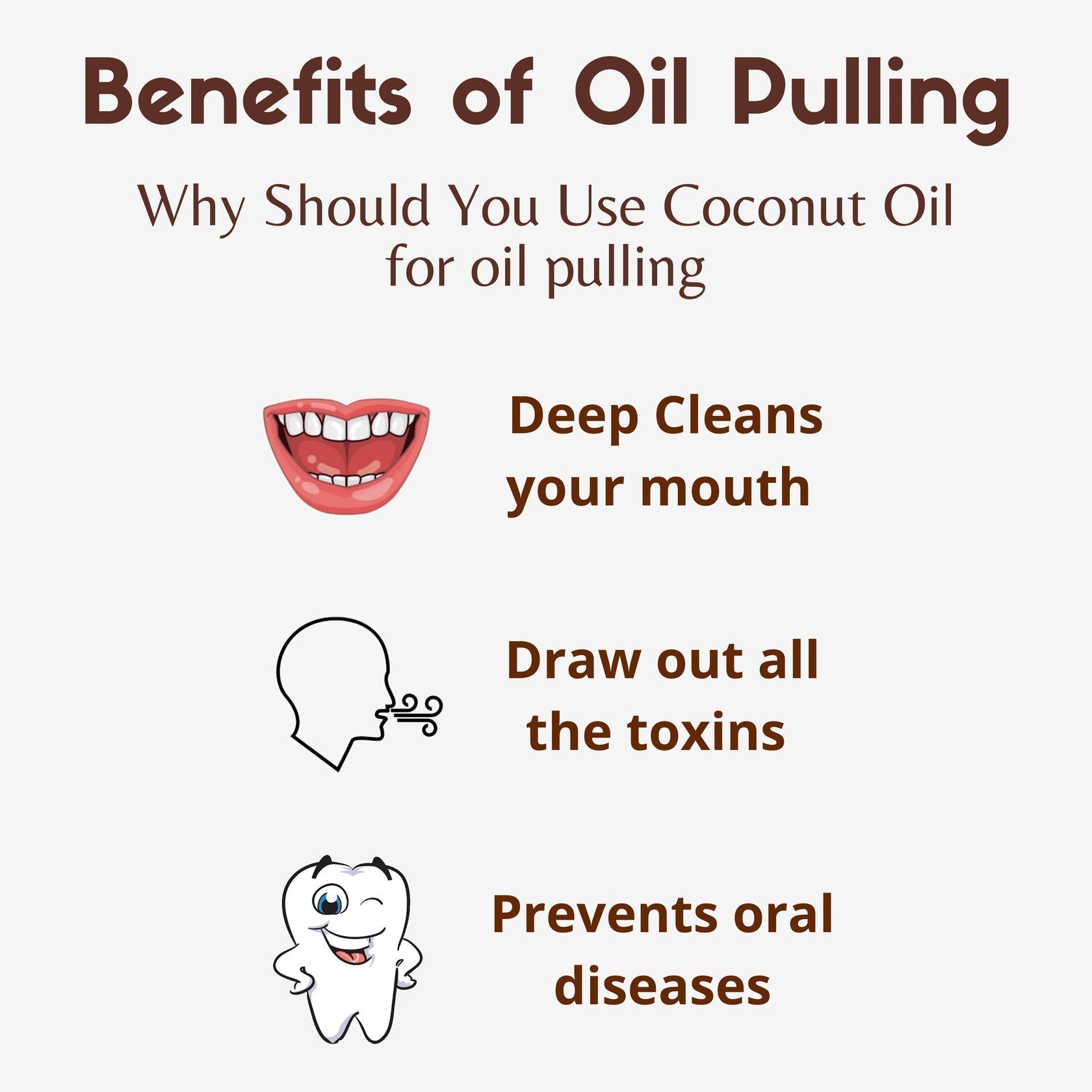 Coco Crush Ayurvedic Coconut, Peppermint & Clove Oil for Oil Pulling - AYOP50