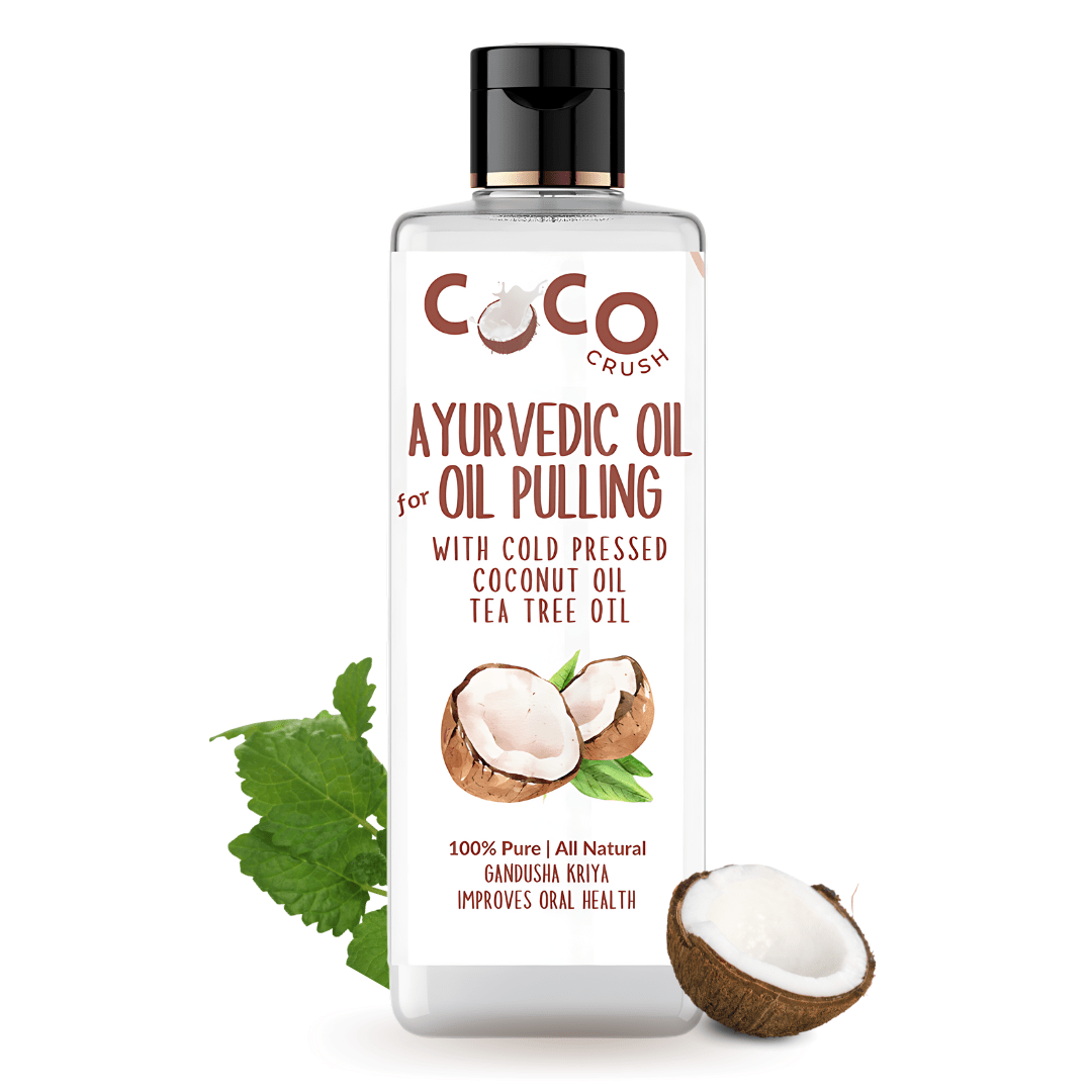 Coco Crush Ayurvedic Coconut & Tea Tree Oil for Oil Pulling - TTOP50
