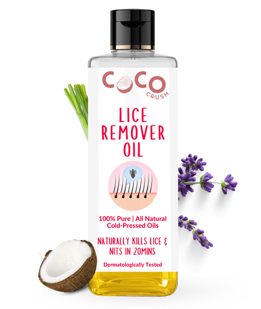 Coco Crush Ayurvedic Lice Remover Hair Oil, 100% Natural - L50