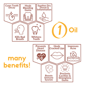 Coco Crush Ayurvedic Sesame Oil for Oil Pulling - SEOP50