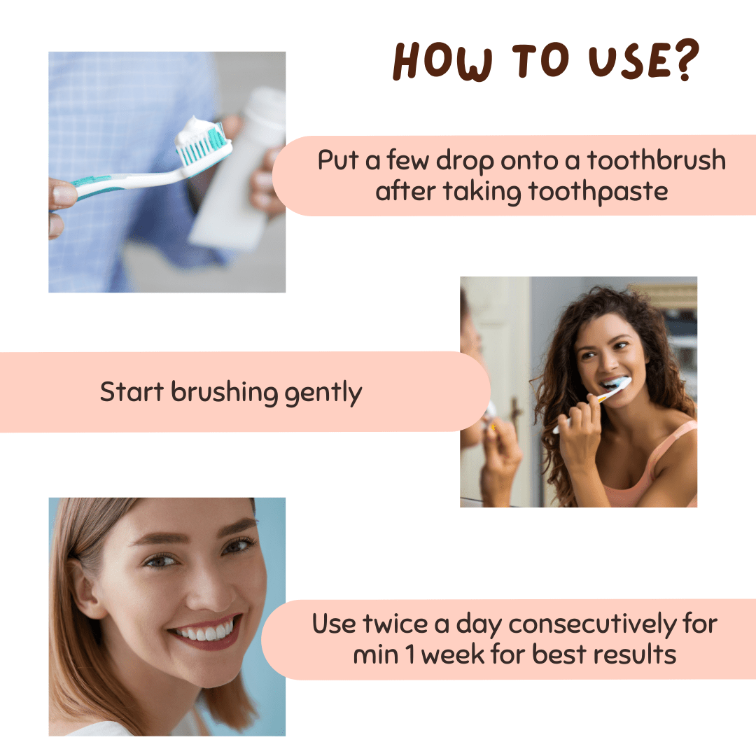 Coco Crush Ayurvedic Teeth Whitening Liquid | 100% Natural - TWHITE50