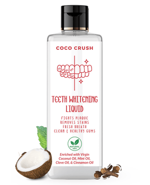 Coco Crush Ayurvedic Teeth Whitening Liquid | 100% Natural - TWHITE50