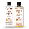 Coco Crush Cold Pressed Almond Oil & Virgin Coconut Oil Combo - BAAL50BACO50