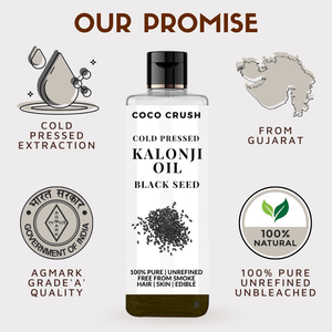 Coco Crush Cold - Pressed Kalonji Black Seed Oil - KA100